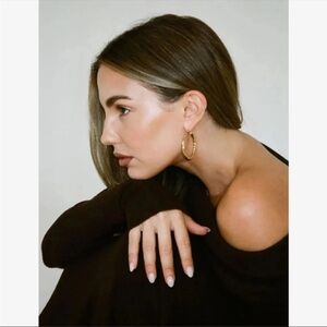 MSRP $88 Rumored Cher Hoops - Gold